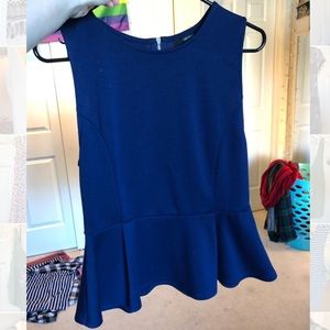 Dark blue formal tank top